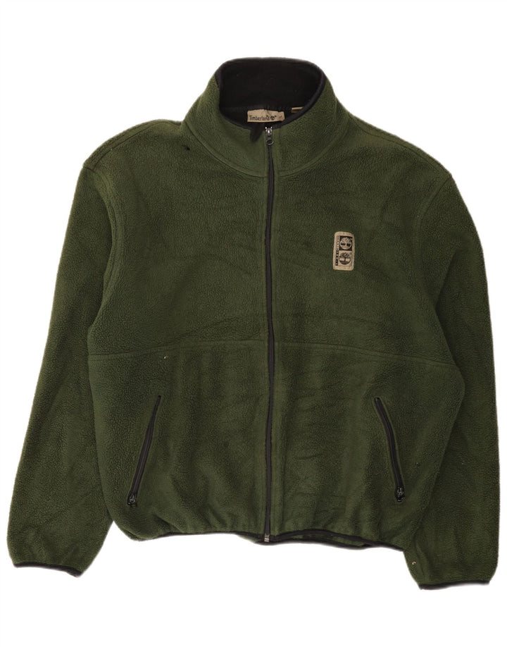 Timberland Herre Fleecejakke UK 40 Stor Grøn Polyester