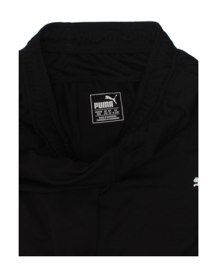 PUMA Boys Bermuda Sport Shorts 9-10 Years Black | Vintage Puma | Thrift | Second-Hand Puma | Used Clothing | Messina Hembry 
