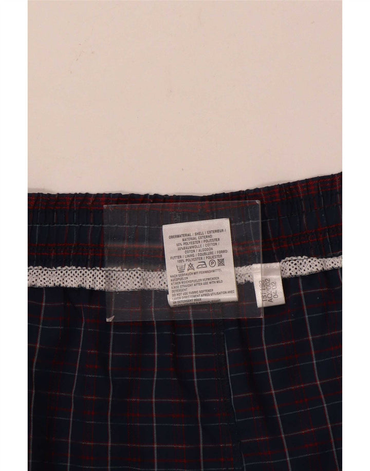 Adidas Badeshorts til mænd store marineblå ternet polyester