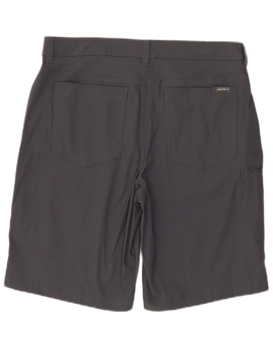 EDDIE BAUER Herre Cargo Shorts W34 Large Grå Nylon