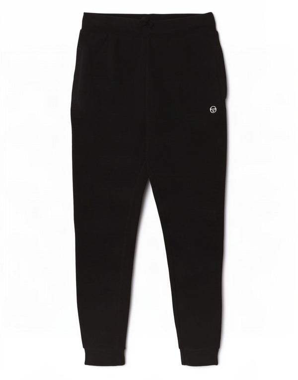 Sergio Tacchini Dame træningsdragt Bukser Joggers UK 12 Medium Sort Bomuld