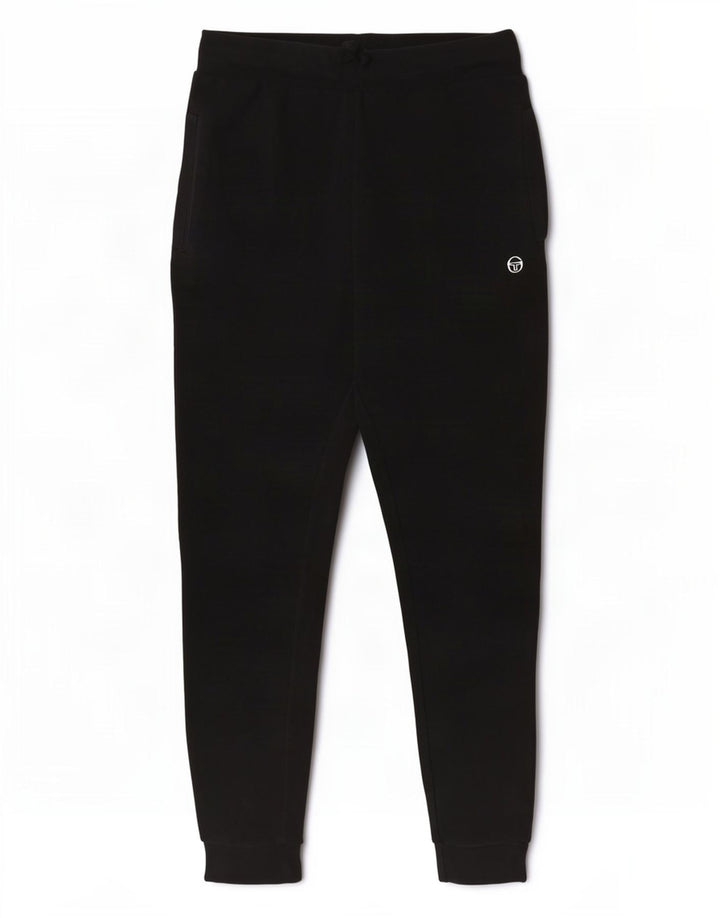 Sergio Tacchini Dame træningsdragt Bukser Joggers UK 12 Medium Sort Bomuld