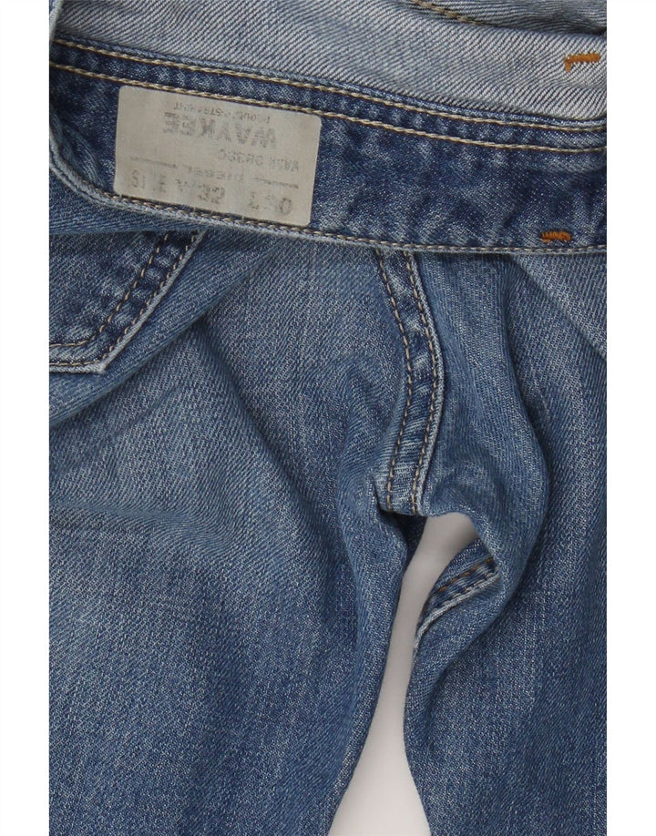 Diesel Herre Wavkee Straight Jeans W32 L30 Blå