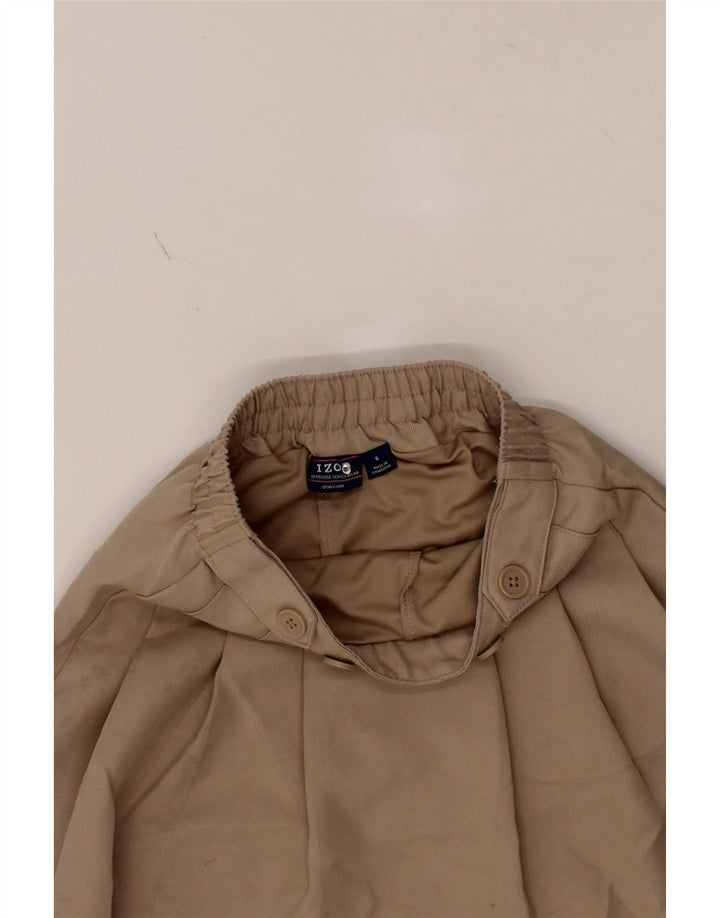 IZOD Girls Pleated Skirt 8-9 Years W24  Beige Polyester Vintage Izod and Second-Hand Izod from Messina Hembry 
