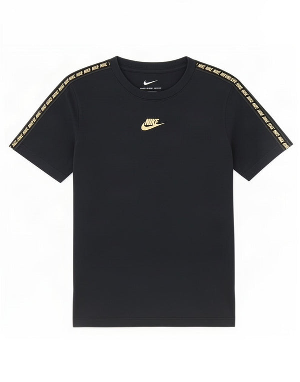 Nike drenge grafisk t-shirt top 13-14 år XL sort bomuld