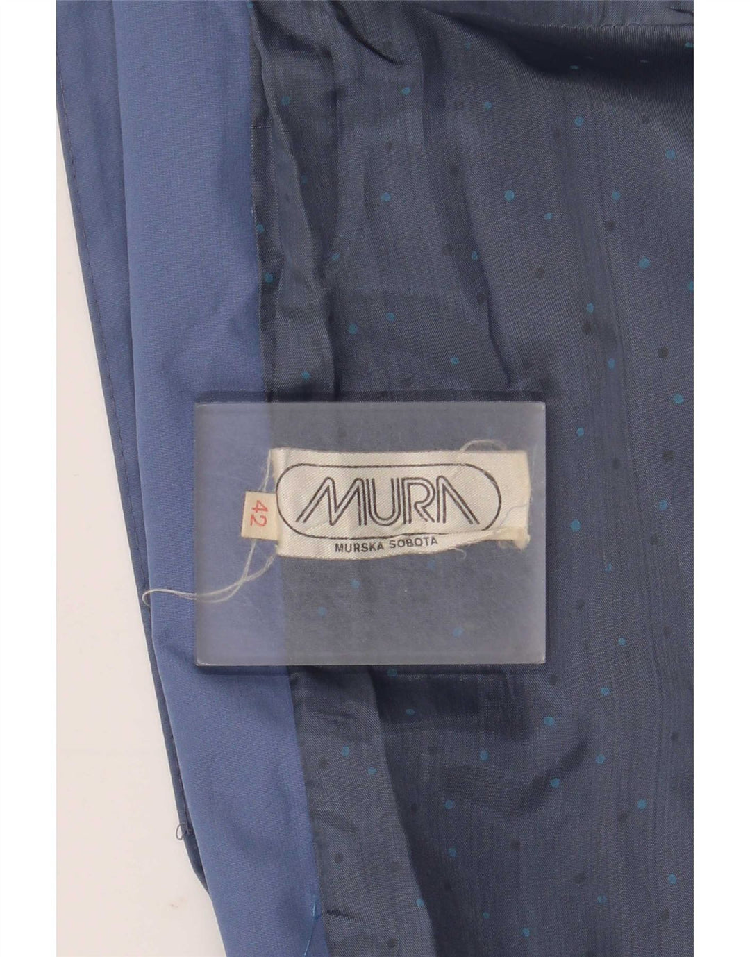 Vintage overfrakke til kvinder IT 42 Medium Blue