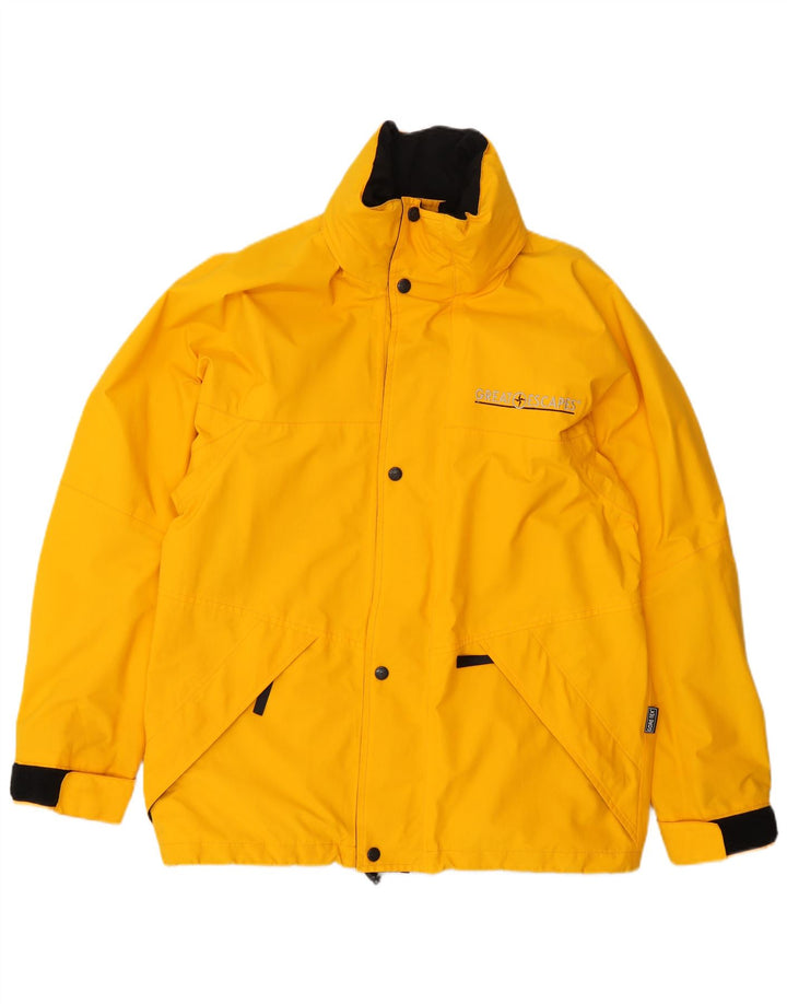 Great Escapes Herre Gore-Tex Windbreaker Jacket UK 38 Medium Yellow