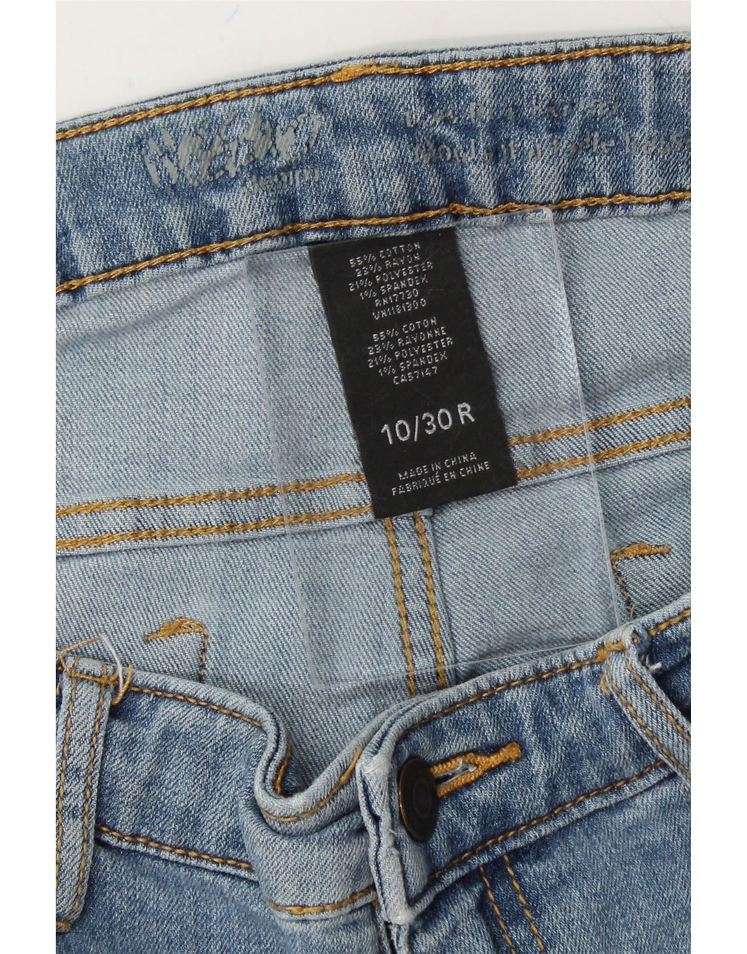 MOSSIMO Womens Skinny Jeans US 10 Large W30 L28 Blue Cotton Vintage Mossimo and Second-Hand Mossimo from Messina Hembry 