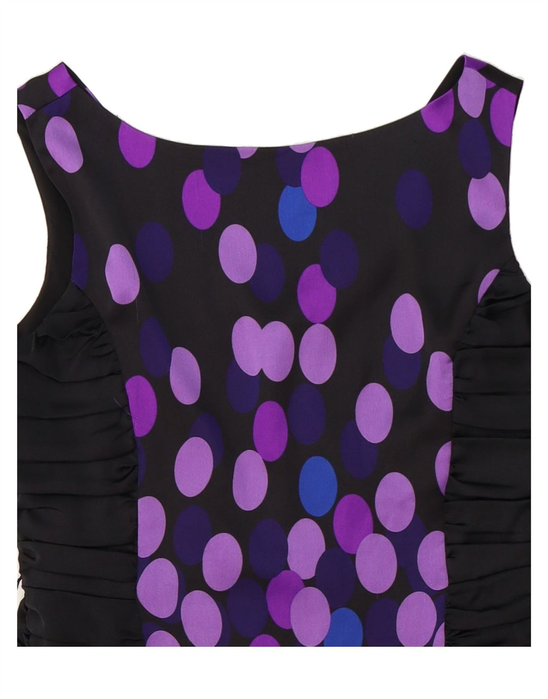 COAST Womens Sleeveless Bodycon Dress UK 12 Medium  Black Polka Dot Vintage Coast and Second-Hand Coast from Messina Hembry 