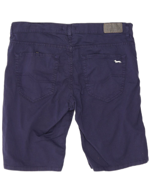 Harmont & Blaine Herre Casual Shorts IT 50 Large W34 Marineblå Bomuld