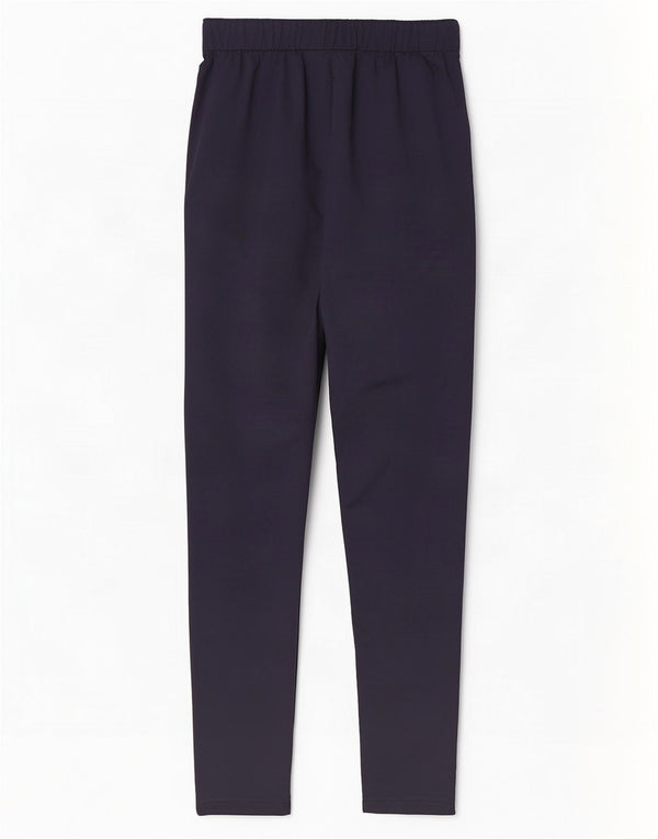 Under Armour Womens Fitted Tracksuit Bukser UK 10 Small Navy Blue Sports