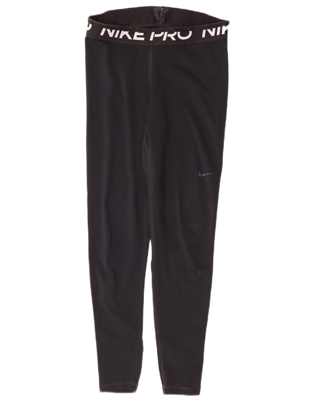 Nike Dame Dri Fit Grafiske Leggings UK 12 Medium Black Polyester Sports