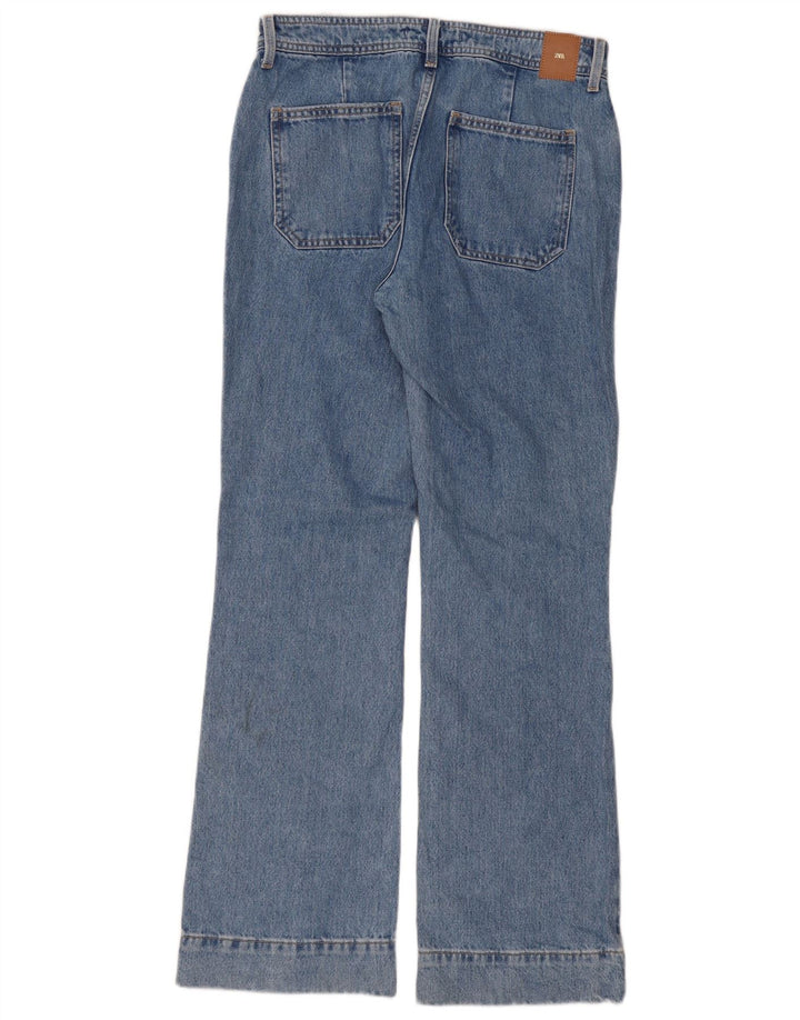Zara Dame Bootcut Jeans EU 38 Small W28 L32 Blå