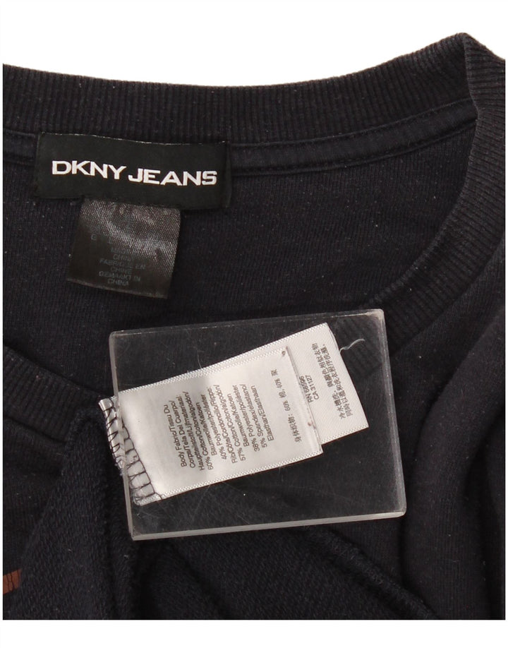 Dkny Herre Grafisk Sweatshirt Jumper Stor Marineblå Bomuld