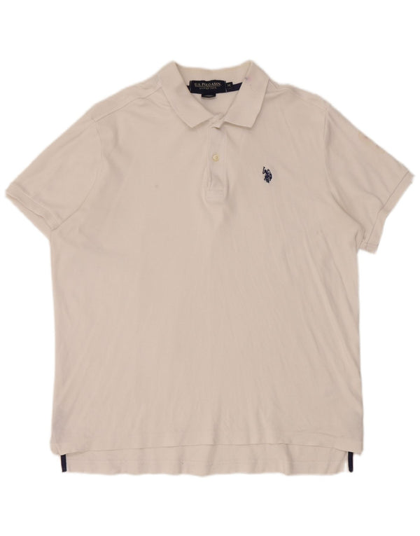U.S. Polo Assn. Herreskjorte medium hvid bomuld