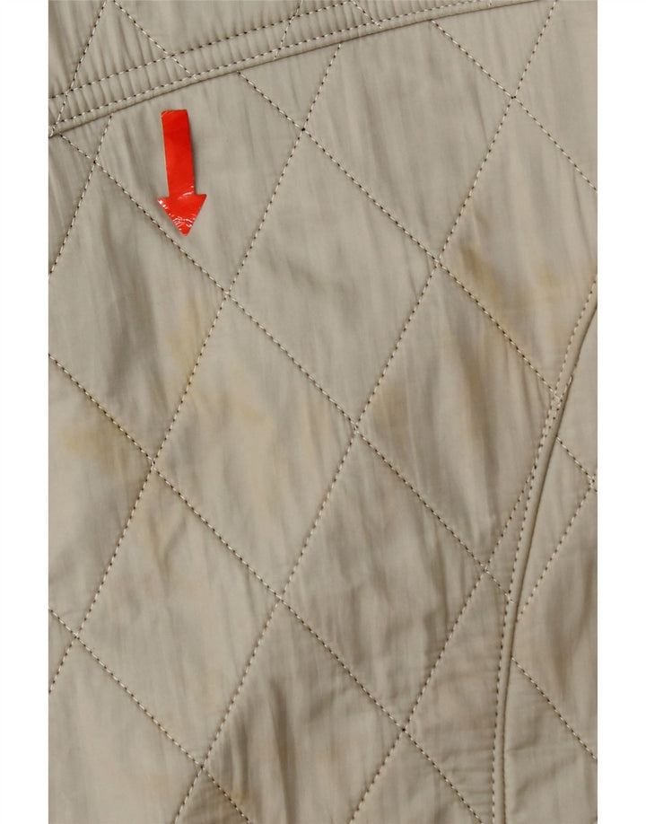 BARBOUR Womens Quilted Jacket UK 18 XL Beige Vintage Barbour and Second-Hand Barbour from Messina Hembry 