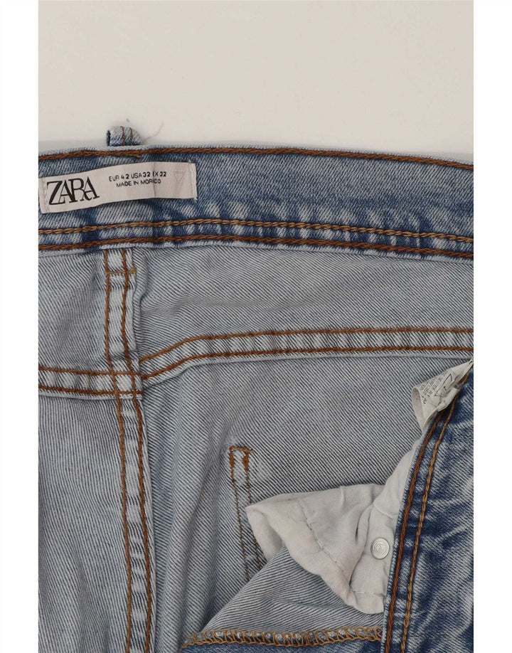 Zara Herre Slim Jeans EU 42 Large W32 L28 Blå