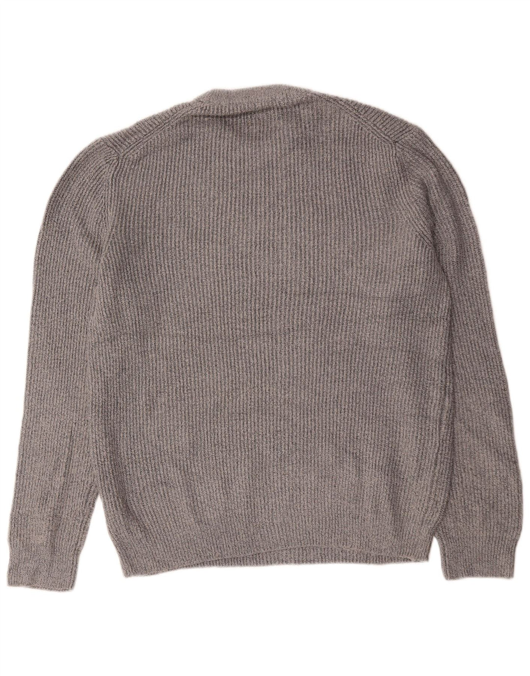 Marks & Spencer Herre sweater med rund hals, stor grå polyamid
