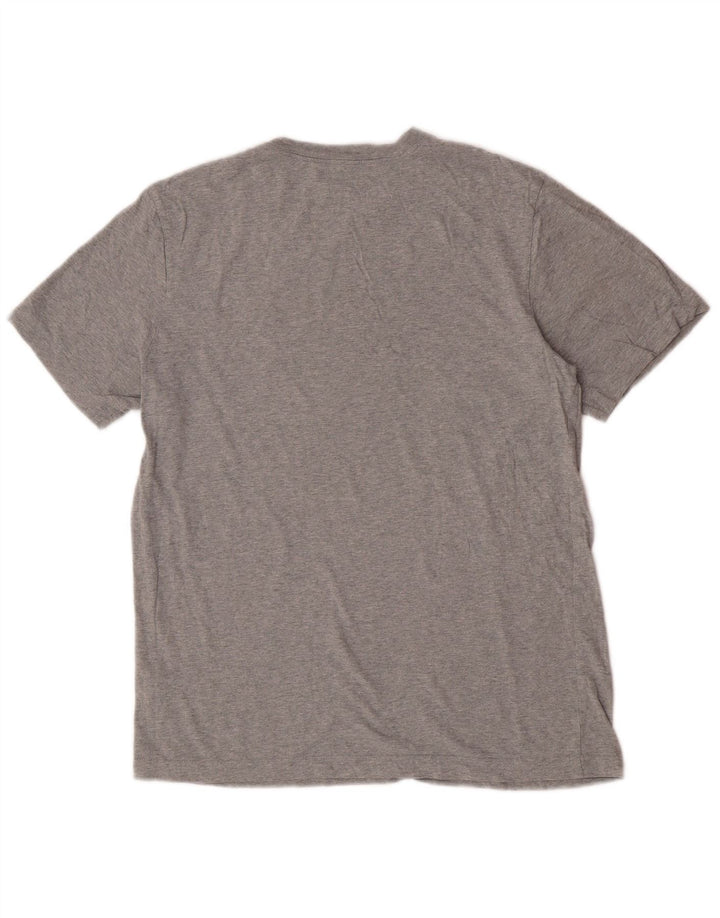 Nike T-shirt top mellem grå bomuld til mænd