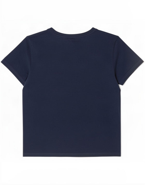 Adidas Grafisk T-shirt-top til drenge 12-13 år Navy Blue Cotton