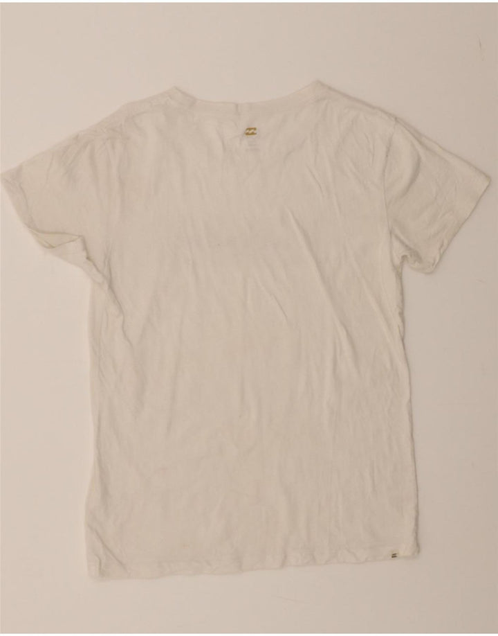 BILLABONG Mens Graphic T-Shirt Top Medium White Vintage Billabong and Second-Hand Billabong from Messina Hembry 
