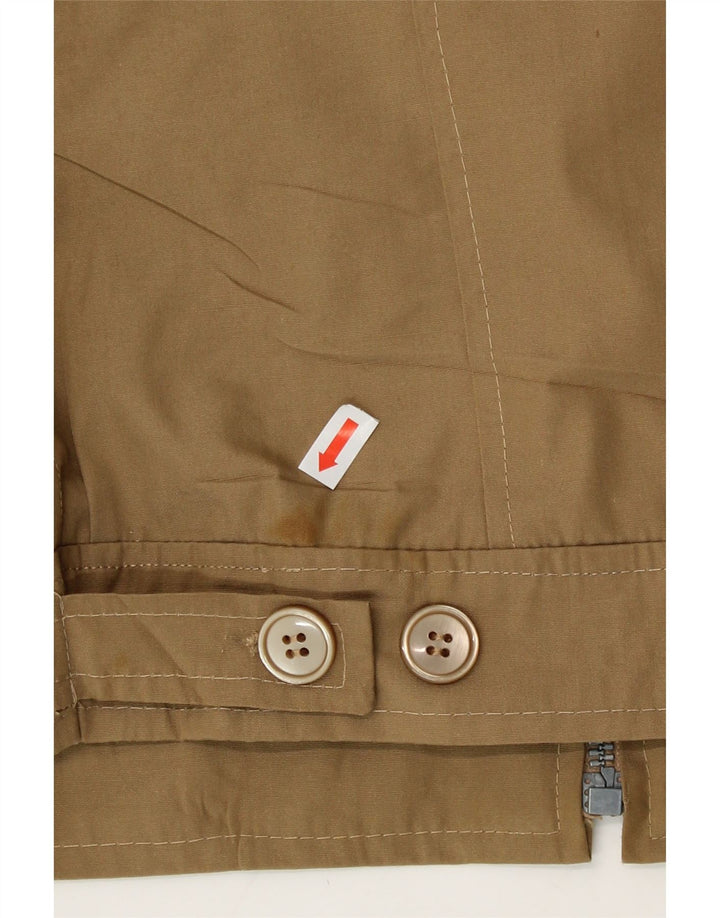 VINTAGE Womens Bomber Jacket IT 48 XL Beige Vintage Vintage and Second-Hand Vintage from Messina Hembry 