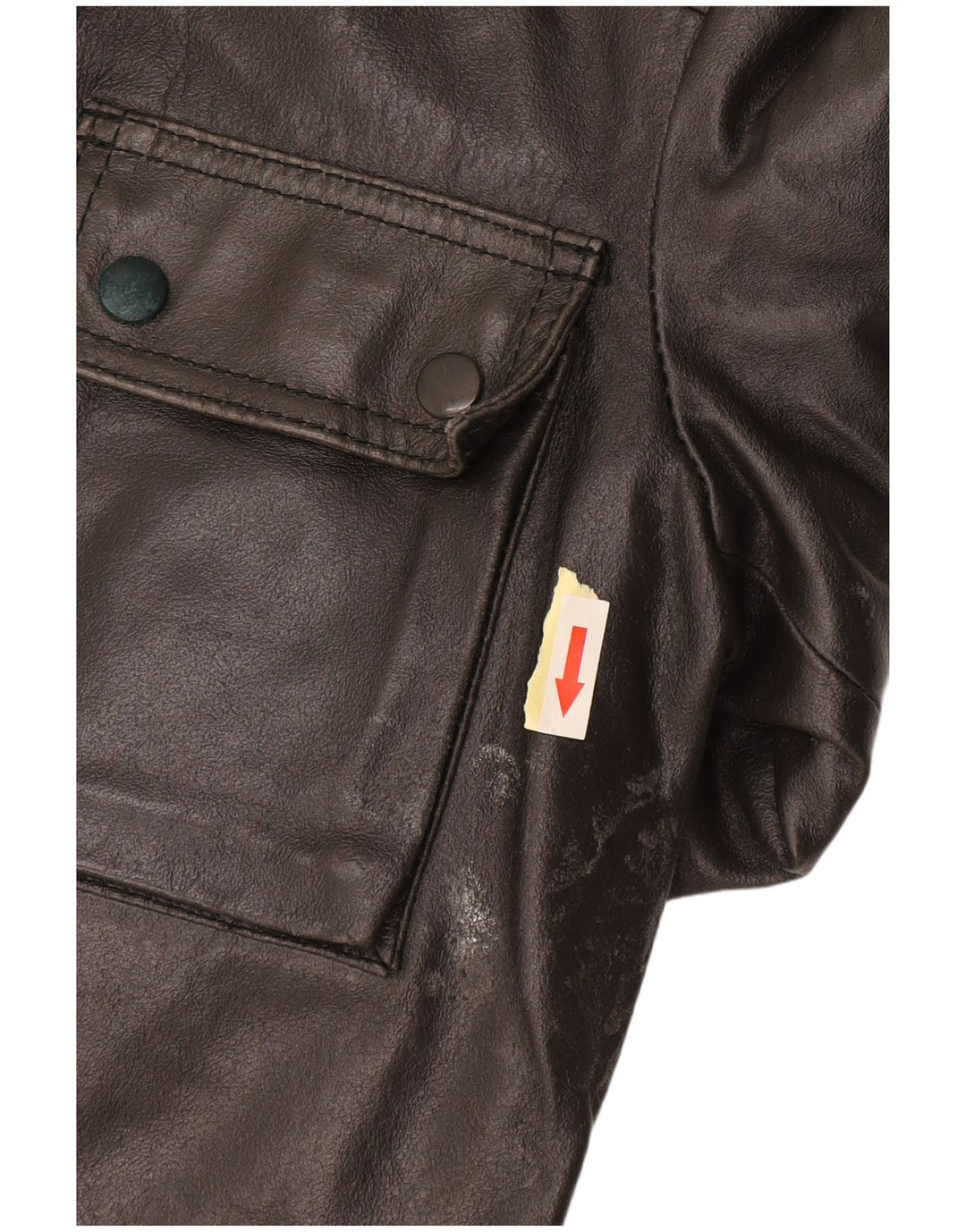 Suprema Dame Læderjakke IT 42 Medium Sort Læder