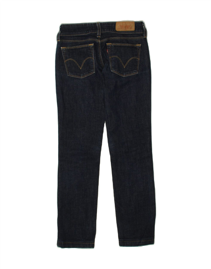 LEVI'S Womens 571 Slim Jeans W26 L27 Navy Blue Cotton Vintage Levi's and Second-Hand Levi's from Messina Hembry 