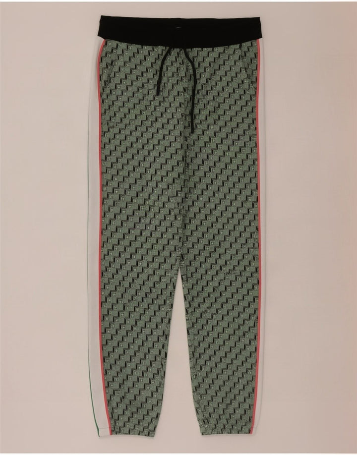Zara Træningsdragt til mænd Joggers Medium Grøn Geometrisk Polyester