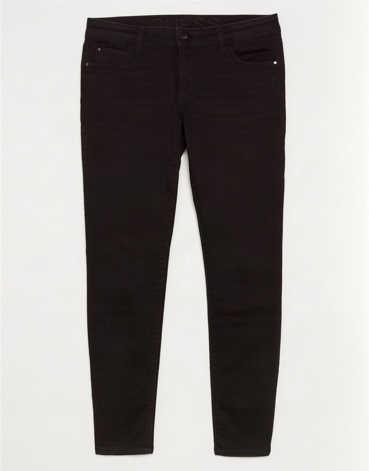 Guess Dame Super Low Skinny Jeans W24 L27 Sort