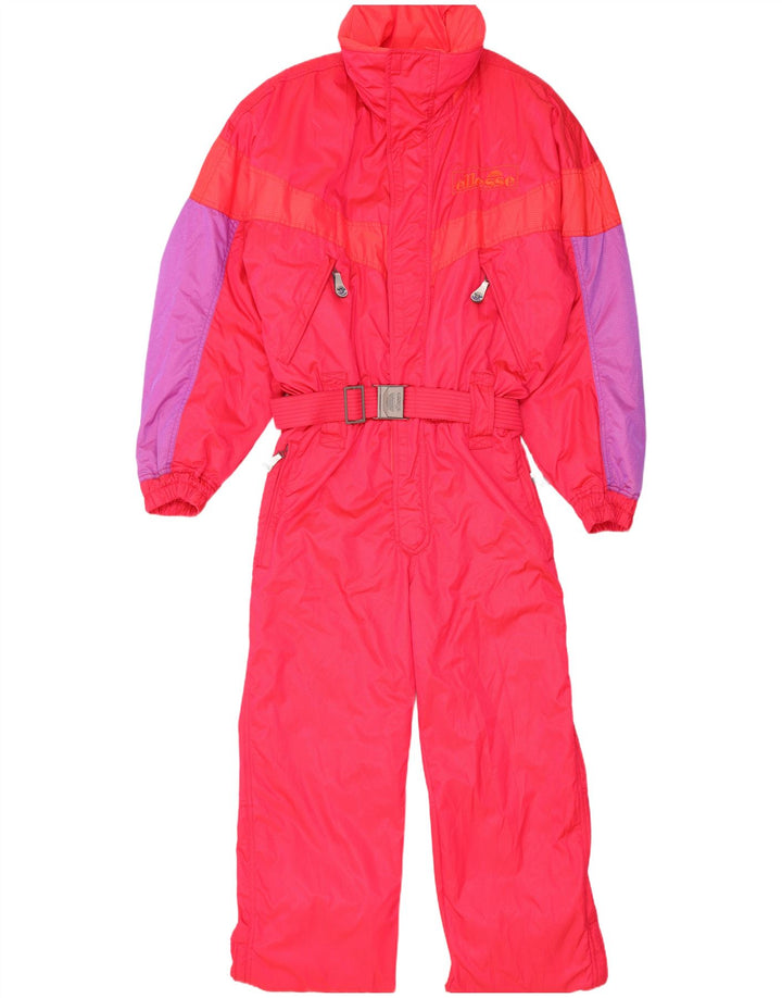 ELLESSE Ski Jumpsuit til mænd IT 54 XL Pink Colourblock Polyester