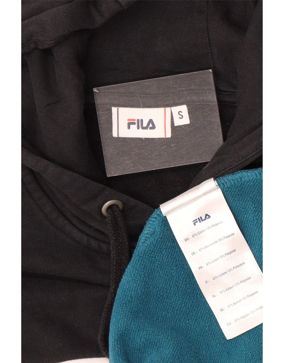 Fila Hættetrøje til mænd Lille flerfarvet Colourblock Bomuld