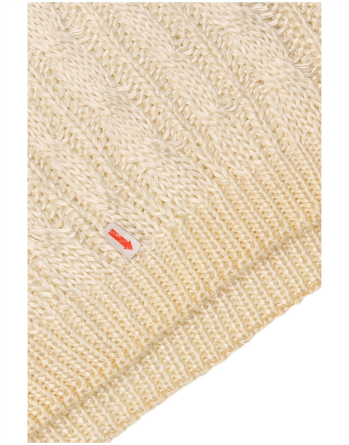 Giunco Dame sweater med rund hals DK 14 Medium Off White
