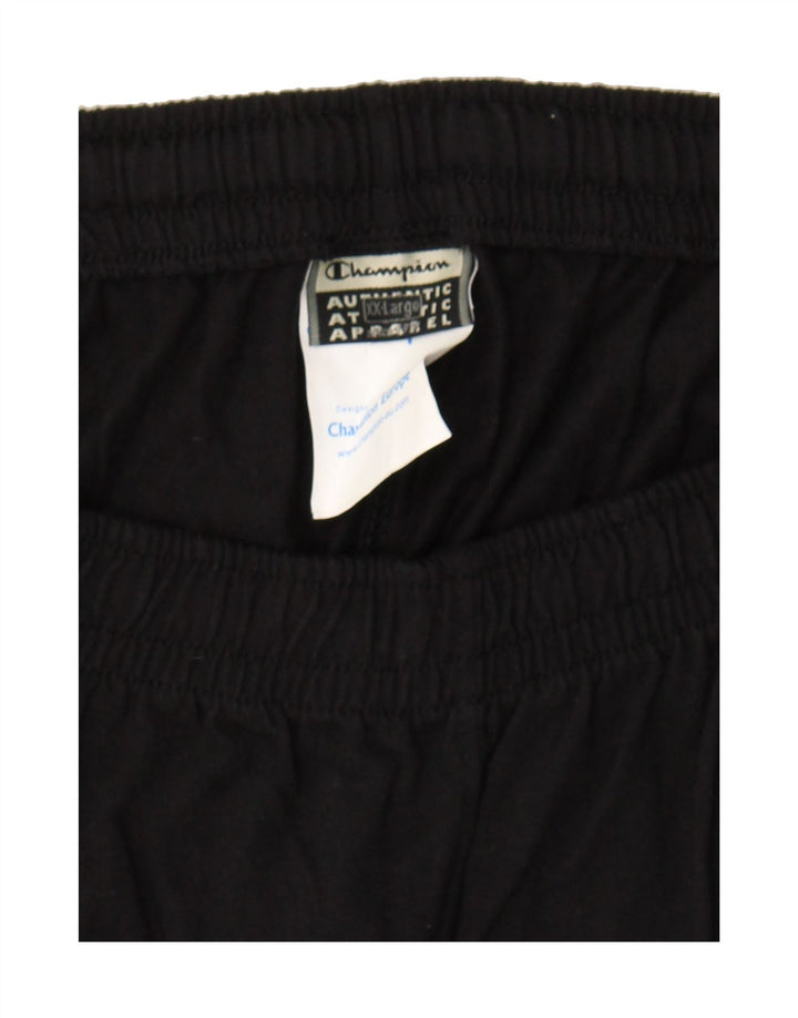 CHAMPION Mens Sport Shorts 2XL Black Cotton Vintage Champion and Second-Hand Champion from Messina Hembry 