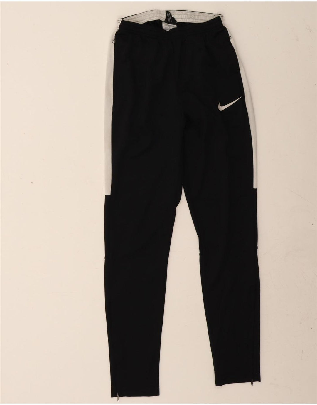 Nike Herre Dri Fit træningsdragt Bukser Small Black Colourblock Polyester