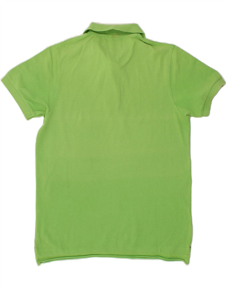 SUN68 Mens Polo Shirt Medium Green Cotton Vintage Sun68 and Second-Hand Sun68 from Messina Hembry 