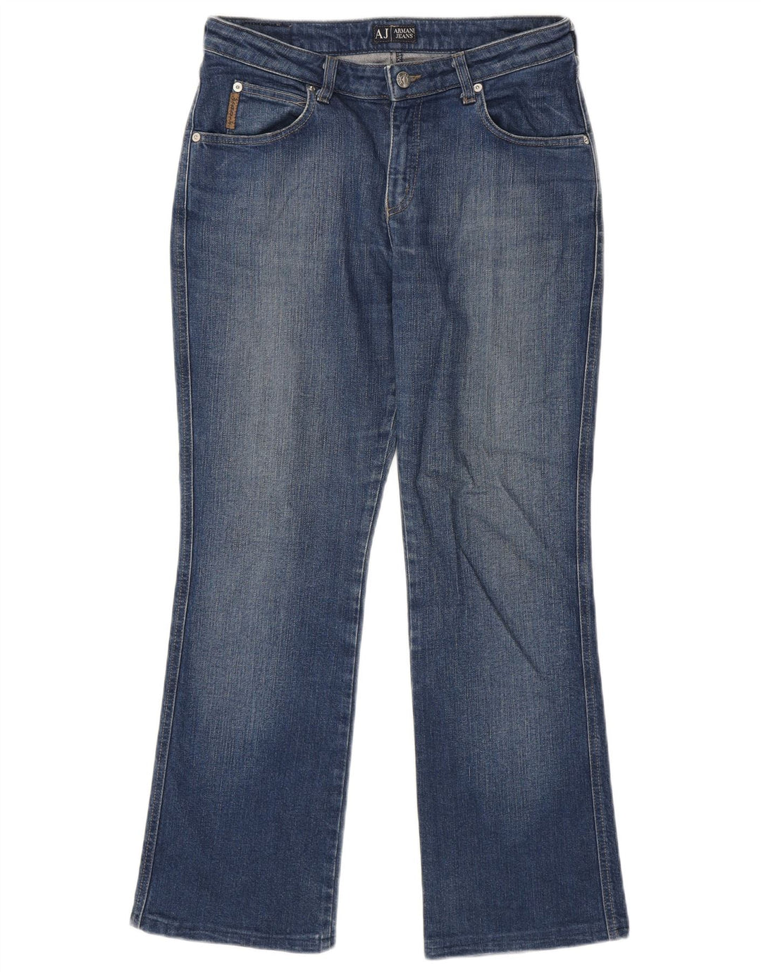 Armani Dame Bootcut Jeans W30 L28 Blå Bomuld