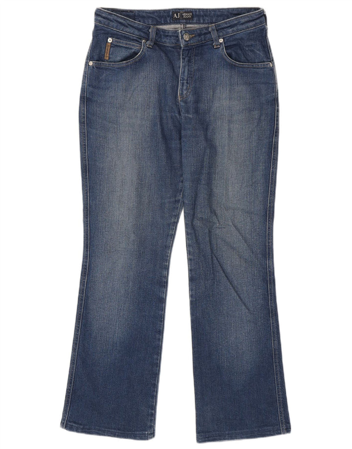 Armani Dame Bootcut Jeans W30 L28 Blå Bomuld