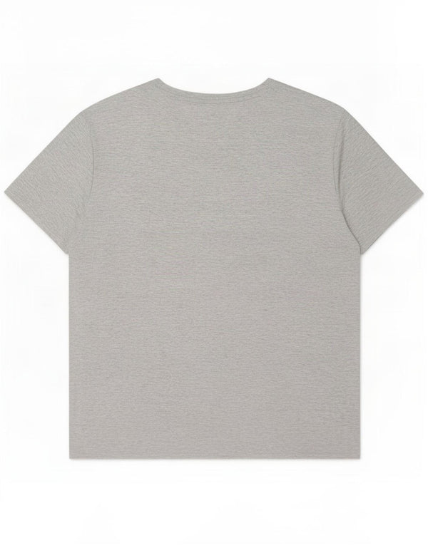 Lee Dame Grafisk T-Shirt Top UK 20 2XL Grå Bomuld