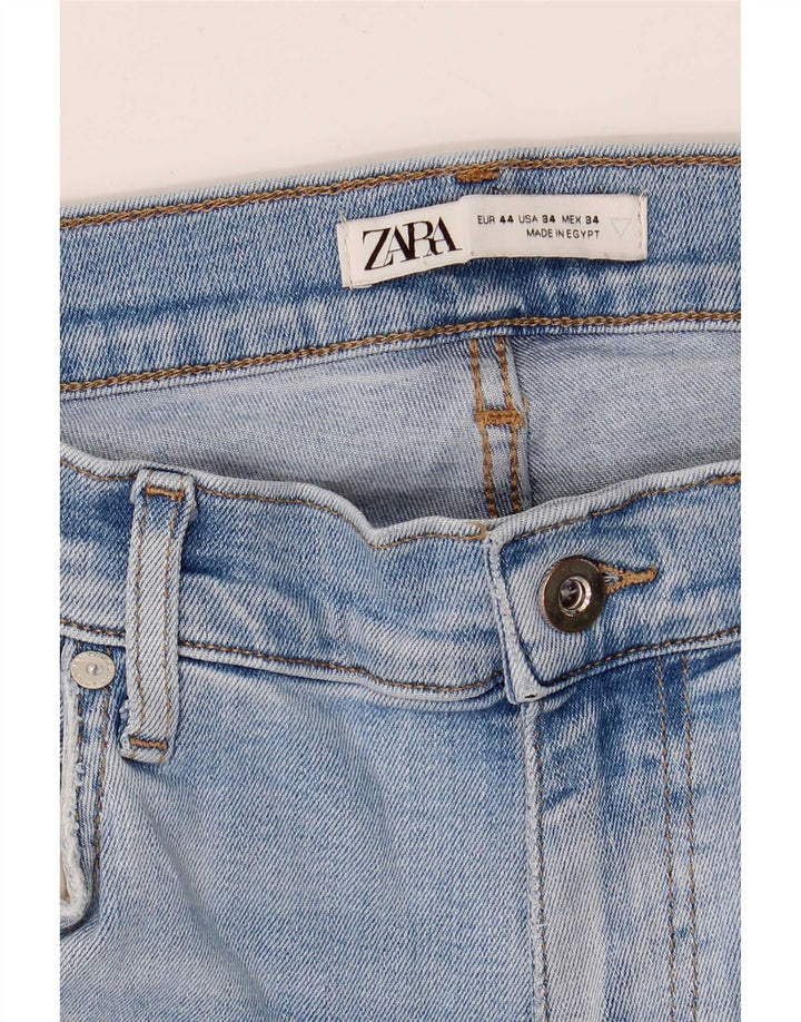 Zara Herre Slim Jeans EU 44 Large W34 L28 Blå