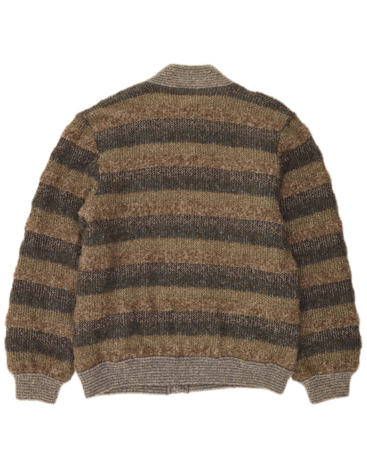 Cellini Herre Cardigan Sweater IT 52 Stor Flerfarvet Stribet
