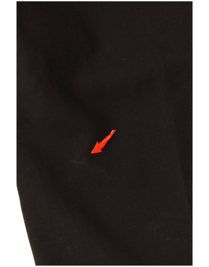 JIGSAW Womens Straight Cropped Trousers UK 14 Large W34 L25 Black