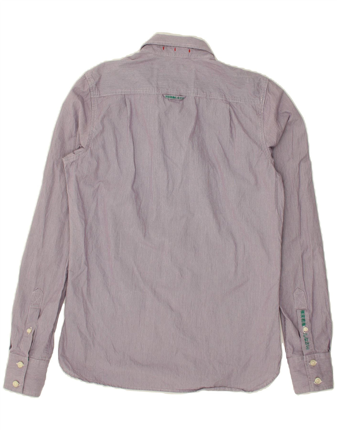 SUPERDRY Mens Shirt Medium Purple Cotton Vintage Superdry and Second-Hand Superdry from Messina Hembry 