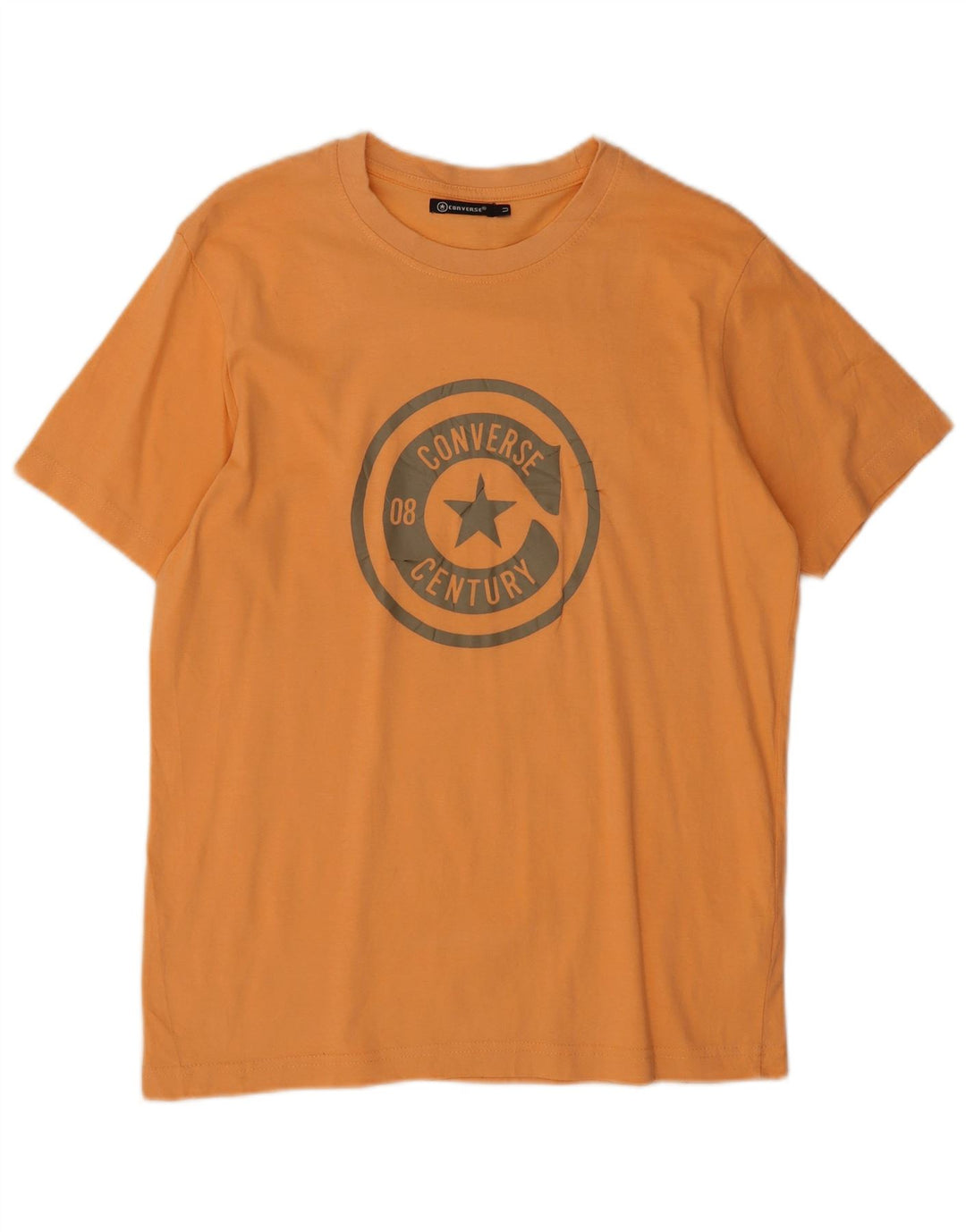 Converse grafisk t-shirt til mænd, medium orange bomuld