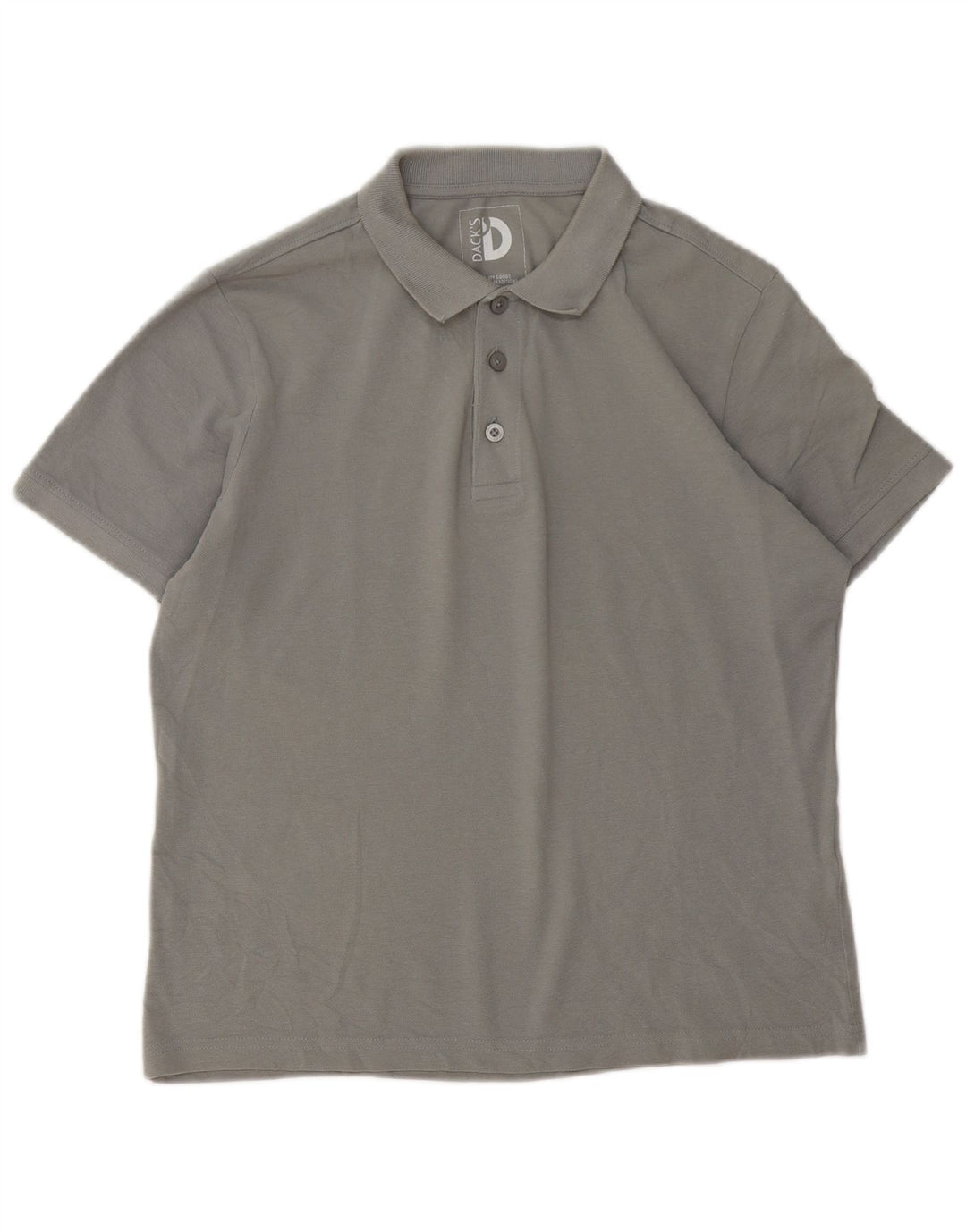DACK'S Poloshirt til mænd mellemgrå bomuld