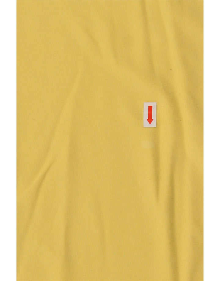TOMMY HILFIGER Mens Graphic T-Shirt Top Small Yellow Cotton