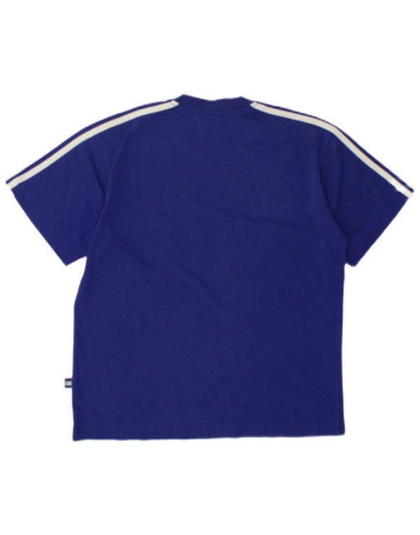 Adidas Boys T-Shirt Top 11-12 år Blå Bomuld