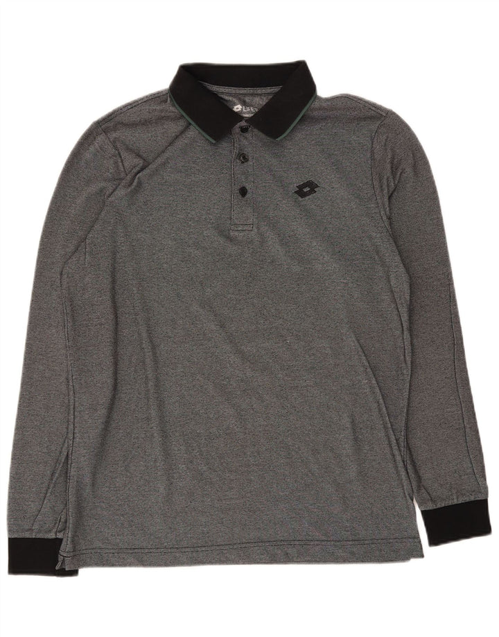 Lotto Langærmet herre poloshirt mellemgrå