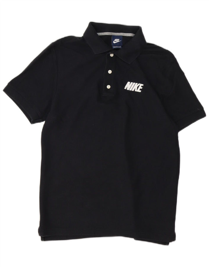 Nike grafisk poloshirt til mænd, lille sort bomuld