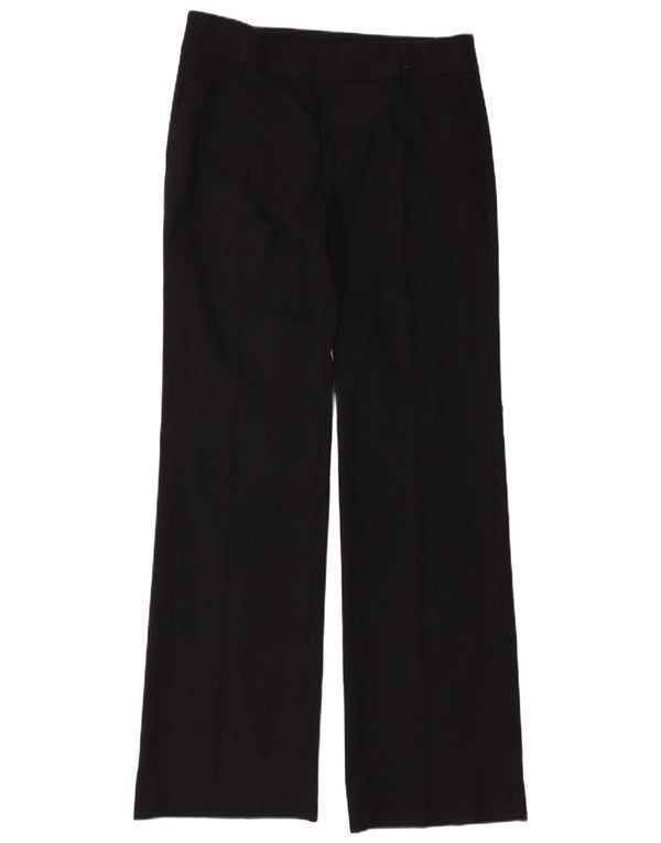 Zara Dame High Waist Bootcut Suit Bukser EU 40 Medium W30 L34 Sort